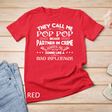 Funny Pop Pop Dad Shirt Valentine Fathers Day Christmas T-Shirt