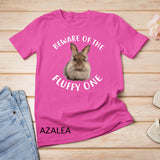 Funny Rabbit Tee, Beware Of Fluffy Lionhead Bunny T-Shirt