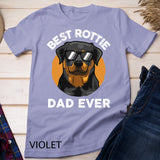 Funny Rottweiler Dad Design For Men Grandpa Rottie Dad Quote T-Shirt