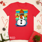 Funny Snow Man with Mask Snowman T-shirt
