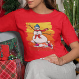 Funny Snow Woman Shirt Snowman T-shirt