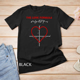 Funny The Love Formula Math T Shirt for Valentine Day T-shirt