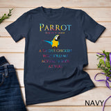 Funny Tie Dye Pet Parrot Definition Macaw T-Shirt