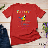 Funny Tie Dye Pet Parrot Definition Macaw T-Shirt