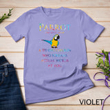 Funny Tie Dye Pet Parrot Definition Macaw T-Shirt