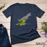 Funny dinosaur Birb, T-rex Yellow Naped Amazon Parrot T-Shirt