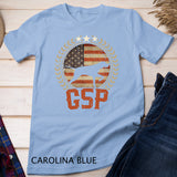 German Shorthaired Pointer American Flag Shirt GSP Patriotic T-shirt