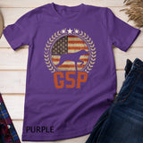 German Shorthaired Pointer American Flag Shirt GSP Patriotic T-shirt