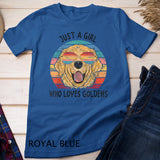 Golden Retriever Shirt Girl Who Loves Golden Retrievers Dog Gifts T-Shirt