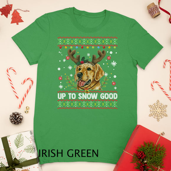 Golden Retriever Shirt Reindeer Christmas Dog Lover T-shirt