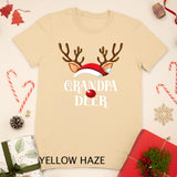 Grandpa Deer Family Matching Christmas Reindeer Party T-Shirt