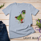 Green Cheek Conure Hoodie, Cute Conure Parrot T-Shirt