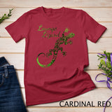 Green Lounge Lizard T-Shirt Gecko Iguana Shirt