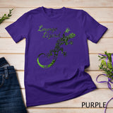 Green Lounge Lizard T-Shirt Gecko Iguana Shirt