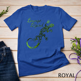 Green Lounge Lizard T-Shirt Gecko Iguana Shirt