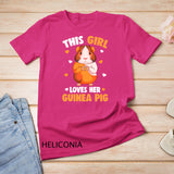 Guinea Pig Girl Kids Girls Guinea Pigs T-Shirt