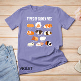 Guinea Pig Girl design - Types of Guinea Pigs Guinea Gift T-Shirt