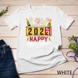 Happy New Year 2023 Odometer Wine Fireworks T-Shirt