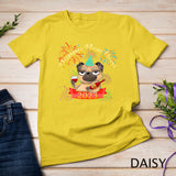 Happy New Year 2023 With Pug Champagne Fireworks Premium T-Shirt