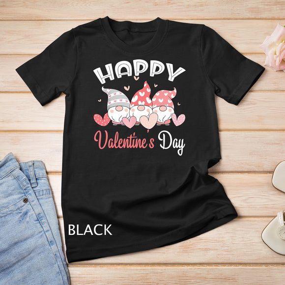 Happy Valentine's Day Gnome Heart For Women Men Couples T-Shirt