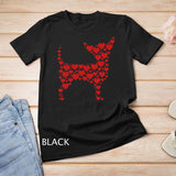Heart Dog Lover Gifts Chihuahua Puppy Valentines Day T-Shirt