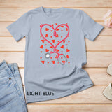 Heart Stethoscope Cute Love Nursing Valentines Day Nurse T-Shirt