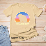 Holland Lop Rabbit Vintage Sunset Rabbit Lover T-shirt