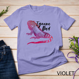 IGUANA DAD Reptile Exotic Pet Owner Boy Animal Lover Pink T-Shirt