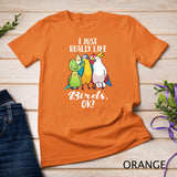 I Just Really Like Birds Parrot Cockatoo Budgerigar T Shirt