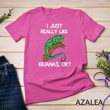 I Just Really Like Iguanas, OK - Owner Lover Gifts Iguana T-Shirt