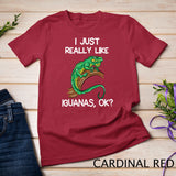 I Just Really Like Iguanas, OK - Owner Lover Gifts Iguana T-Shirt