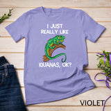 I Just Really Like Iguanas, OK - Owner Lover Gifts Iguana T-Shirt
