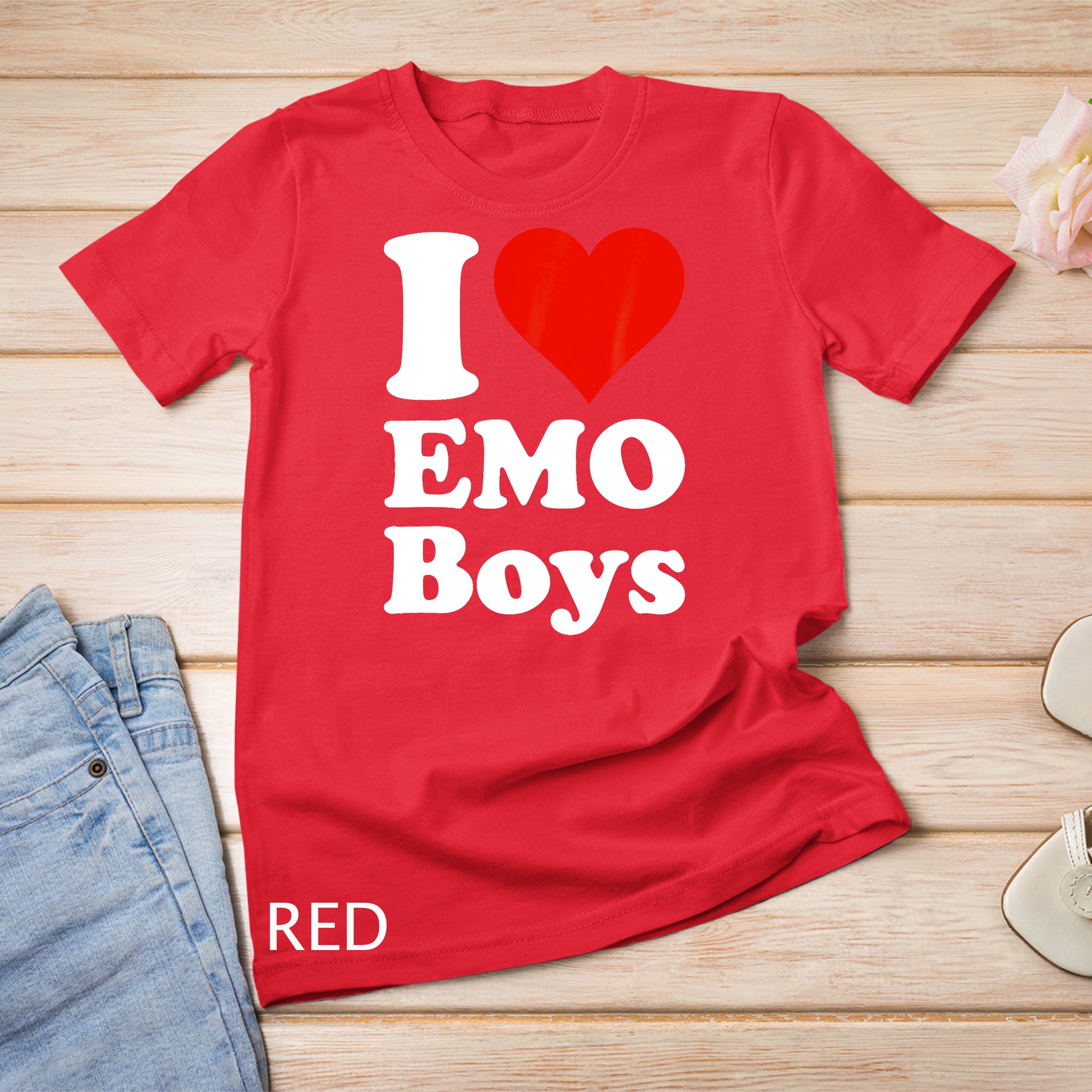 I LOVE HEART EMO BOYS T-Shirt – The Woof Soul