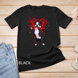 I Love Boston Terrier Funny Heart Valentine Gift T-Shirt