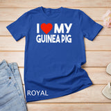 I Love My Guinea Pig Shirt, Funny Animal Couple Matching T-Shirt