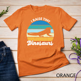 I Raise Tiny Dinosaurs Funny Iguana Mom Dad Reptile Owner T-Shirt