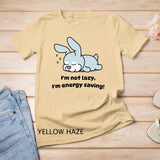 I'm Not Lazy Bunny Shirt Sleeping Rabbit T-shirt