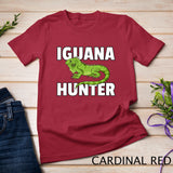 Iguana Hunter Reptile Lizard Hunting T-Shirt
