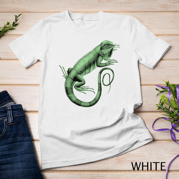 Iguana Lizard Reptile Leguan Green Pet Animal Herpetologist T-Shirt