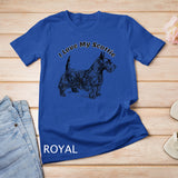 I love my Scottie dog Scottish Terrier graphic t-shirt