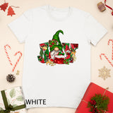 Joy Leopard Gnome Santa Lover Christmas Xmas T-shirt