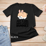Just a Girl Who Loves Bunnies Cute Bunny Rabbi-Shirt