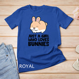 Just a Girl Who Loves Bunnies Cute Bunny Rabbi-Shirt