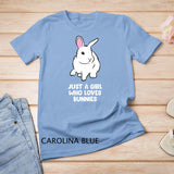 Just a Girl Who Loves Bunnies Cute Bunny Rabbit T-Shirt