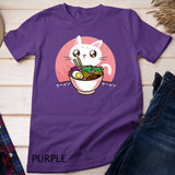 Kawaii Japanese Ramen Noodles Shirt Anime Cat Lover Gift T-Shirt