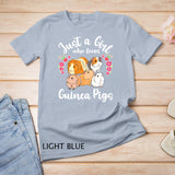 Kids Guinea Pig Just a Girl Who Loves Guinea Pigs T-Shirt