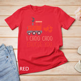 Kids I Choo Choo Choose You Valentines Day Train Toddler Boys T-Shirt