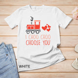 Kids I Choo Choo Choose You Valentines Day Train Toddler Boys T-Shirt