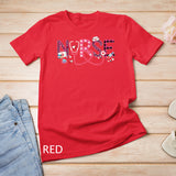 LOVE Stethoscope Nurse Life Valentine Day Women Gift T-Shirt