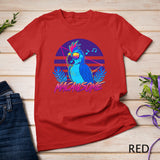 Macawsome - Macaw Parrot Retrowave 80s - T-Shirt